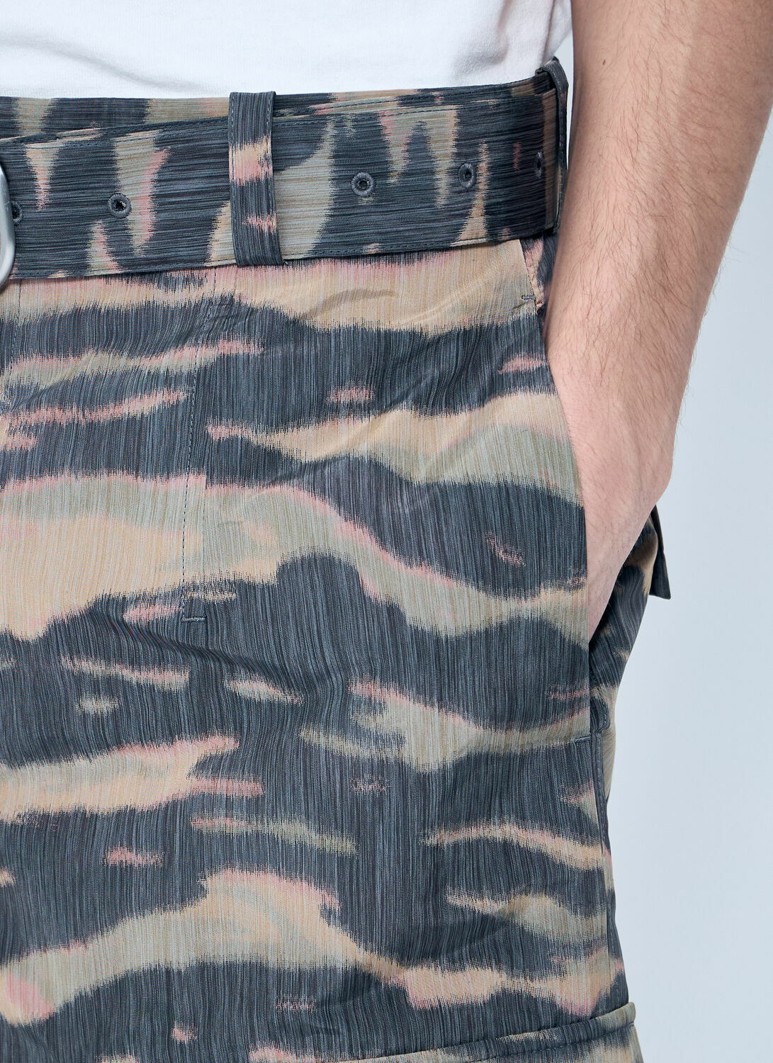 Jil Sander Belted Camo Shorts