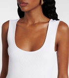 Bottega Veneta Chain-detail ribbed-knit midi dress