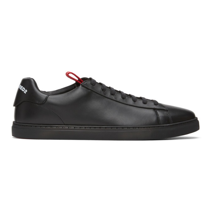 Photo: Dsquared2 Black and White New Tennis Sneakers
