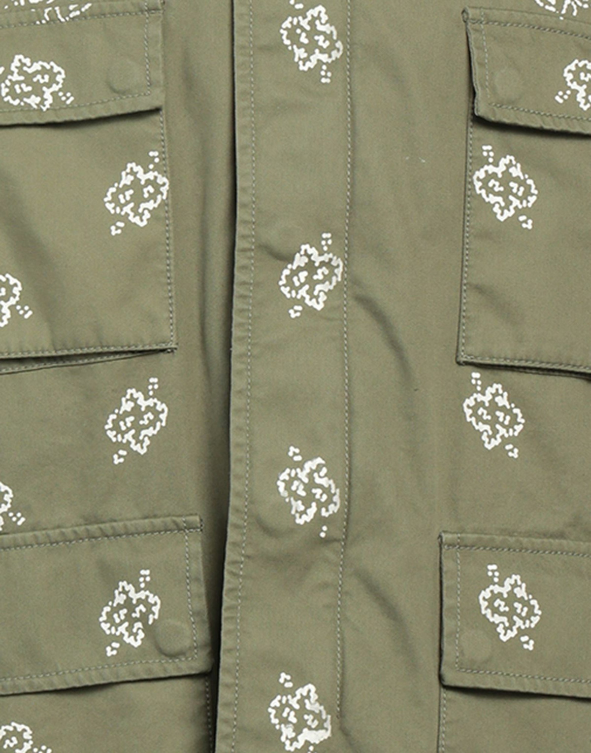 Amiri Mens Jacket Military in Green