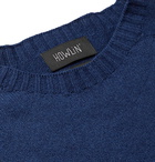 Howlin' - Mélange Lambswool and Cotton-Blend Sweater - Blue