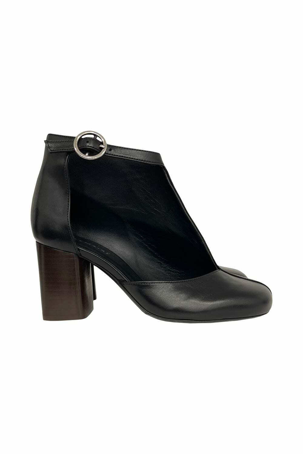 ミドルブーツ LEMAIRE Women Boots 413342 FO0171LL0078 Black Black Cut Out Ankle Boots | LEMAIRE