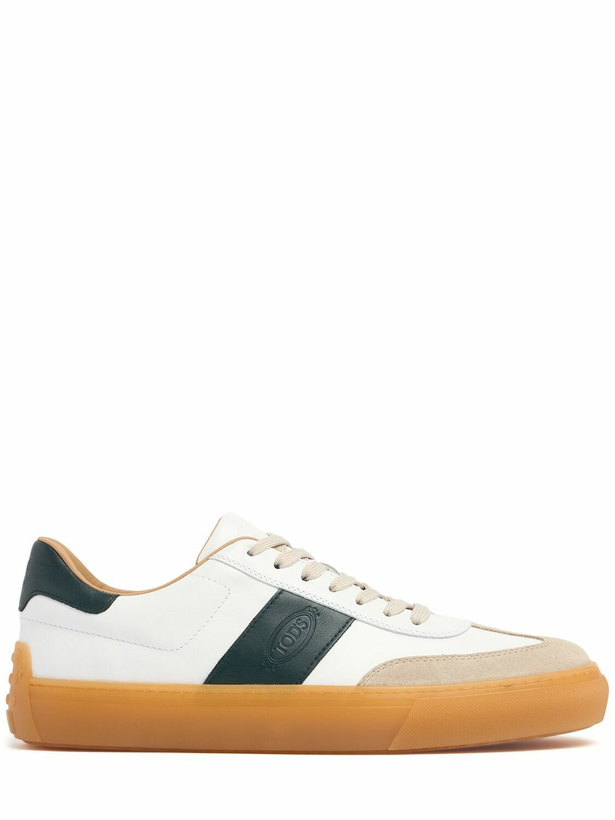 Photo: TOD'S Suede & Leather Low Top Sneakers