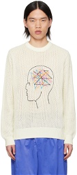 KidSuper White Thoughts In My Head Sweater