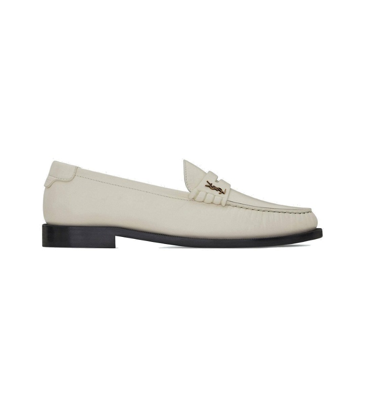 Photo: Saint Laurent - Le Loafer leather penny loafers