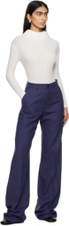 Marie Adam-Leenaerdt Blue Classic Trousers