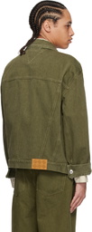 Bottega Veneta Khaki Colored Denim Jacket