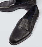Brioni Appia penny leather loafers