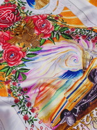 Casablanca - La Tornade De Rose Convertible-Collar Printed Silk-Twill Shirt - Orange