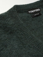 TOM FORD - Wool, Mohair and Silk-Blend Sweater - Green