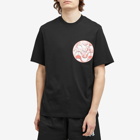 AMIRI Men's Staggered Wave T-Shirt in Black/Red
