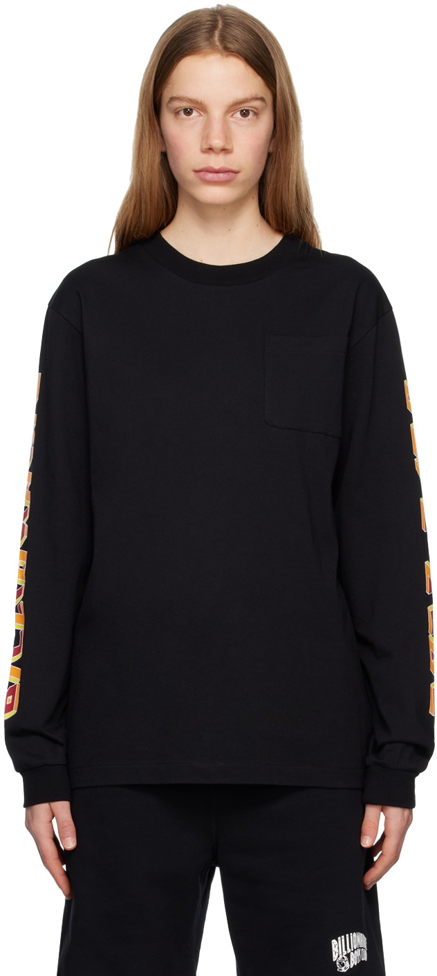 Billionaire Boys Club Black Geometric Long Sleeve T-Shirt