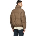 Essentials SSENSE Exclusive Brown Puffer Jacket