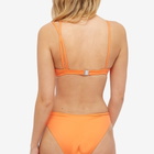 Araks Women's Elias Double Strap Bikini Top in Orange