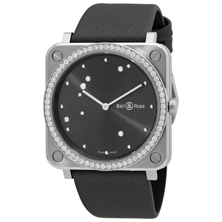 Photo: Bell and Ross Quartz Grey Sunray Dial Unisex Watch BRS-ERU-ST-LGD/SCA