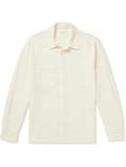 Mr P. - Paul Cotton-Blend Dobby Shirt - Neutrals