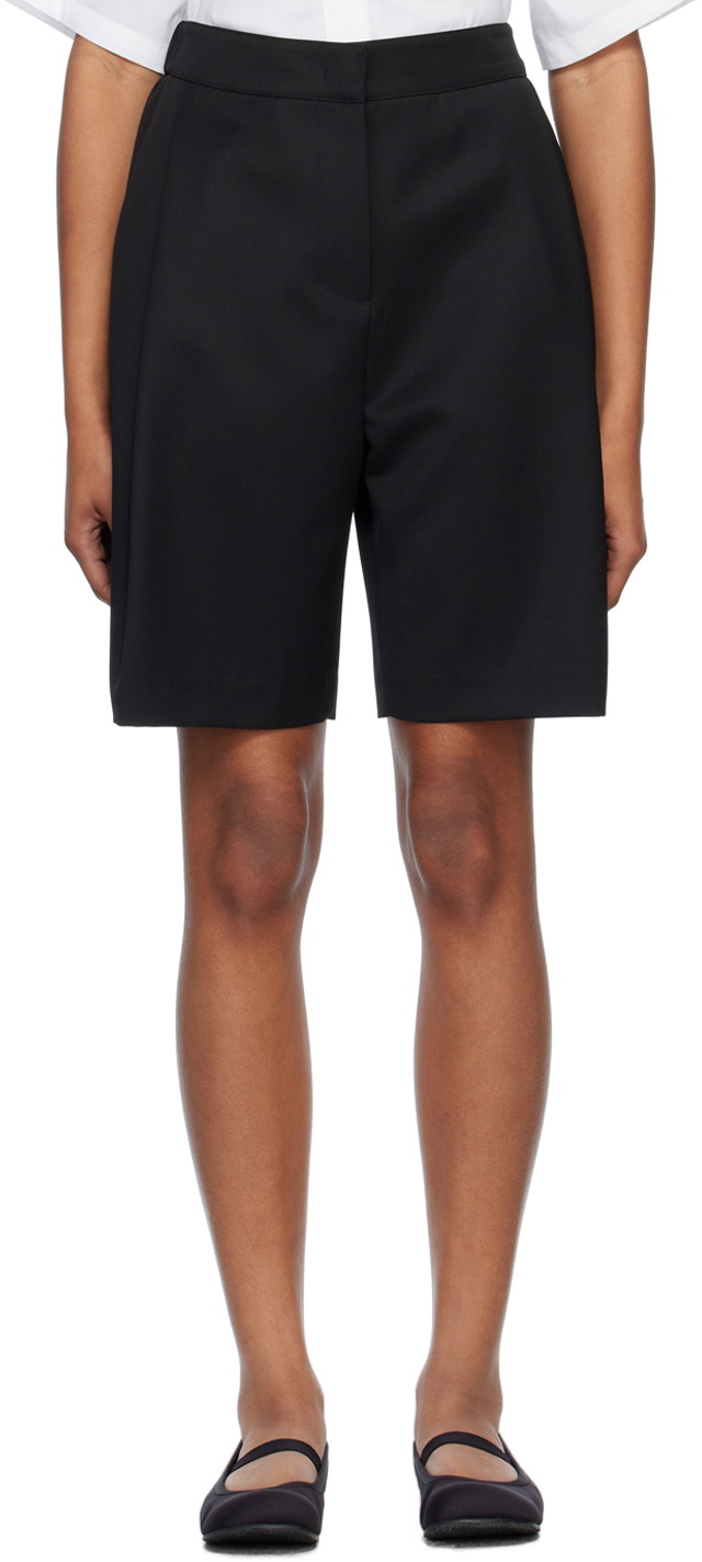 AMOMENTO Black Garconne Shorts