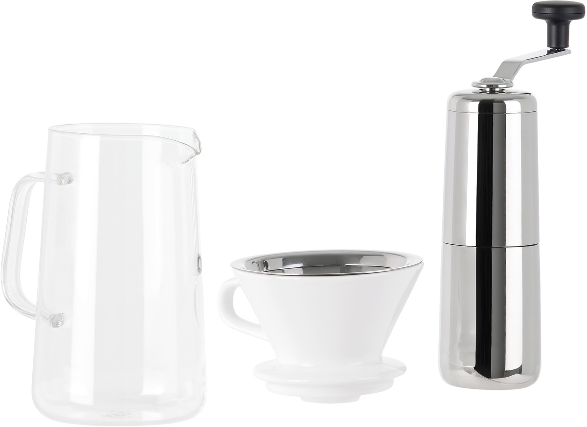 Alessi 'Slow Coffee' Grinder & Pour-Over Coffee Set