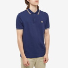 Fred Perry Authentic Men's Slim Fit Twin Tipped Polo Shirt in Multi