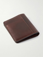 Brunello Cucinelli - Logo-Debossed Leather Bifold Cardholder