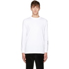 Thames White Long Sleeve Logo T-Shirt