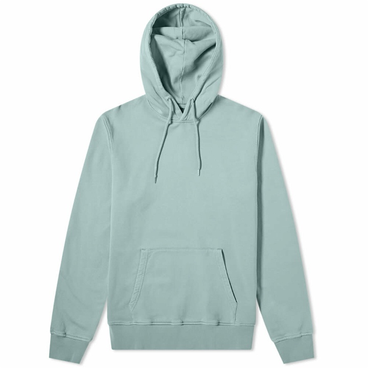 Photo: Colorful Standard Men's Classic Organic Popover Hoody in Stone Blue