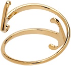 Off-White Gold Mono Arrow Bracelet