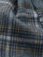 Johnstons of Elgin - Reversible Fringed Checked Cashmere Scarf