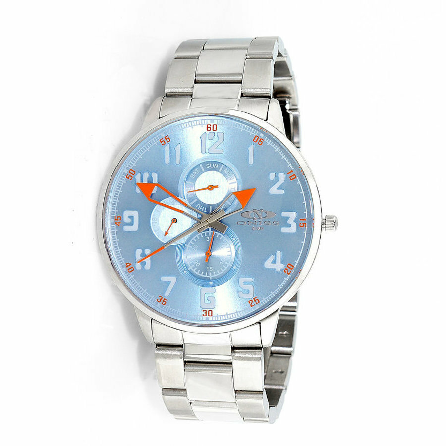 Oniss ON1818 Quartz Blue Dial Mens Watch ONJ1818-MLBU