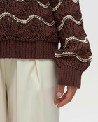 Stine Goya Sg Dirch, 2102 Heavy Crochet Brown - Womens - Pullovers