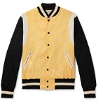 Golden Bear - The Jackson Panelled Cotton-Twill Bomber Jacket - Yellow