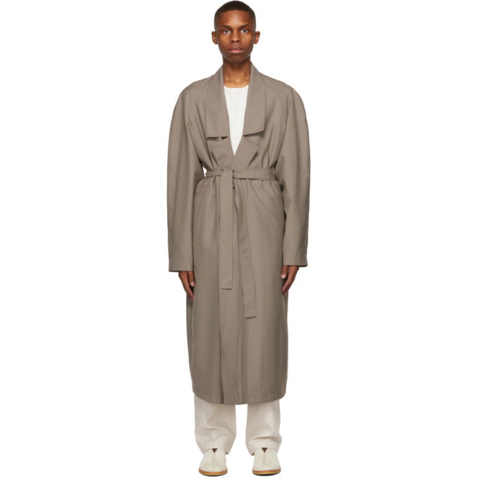 Photo: Lemaire Taupe Light Robe Trench Coat
