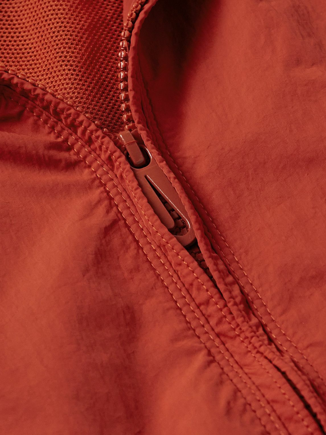 Nike - Solo Swoosh Logo-Embroidered Nylon-Taffeta Track Jacket