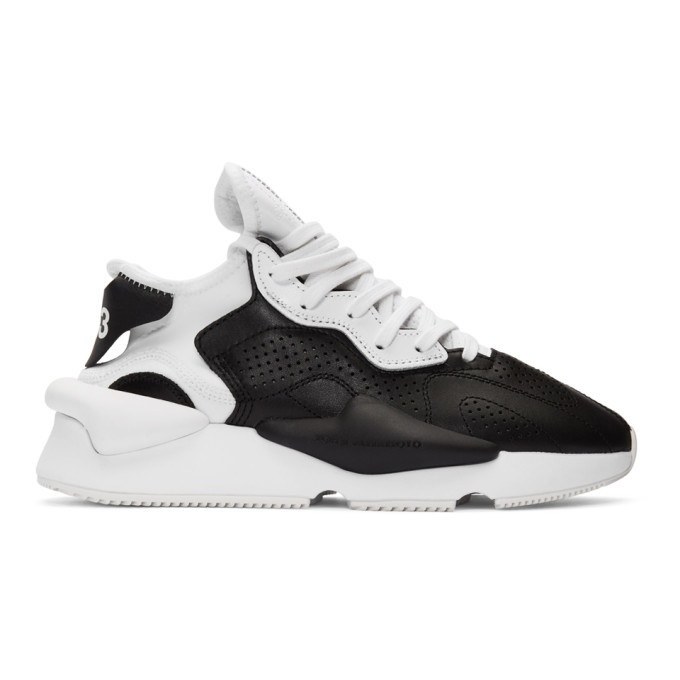 Photo: Y-3 Black and White Kaiwa Sneakers