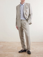 Mr P. - Wool suit trousers - Neutrals
