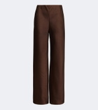 Vince Colette satin wide-leg pants