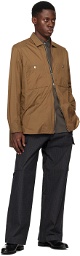 Omar Afridi Brown Patch Pocket Jacket