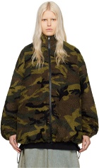 VETEMENTS Khaki Camouflage Jacket