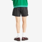 BODE Men's Nylon Track Shorts in Black