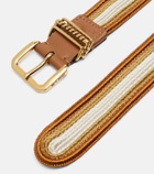 Etro Striped woven belt