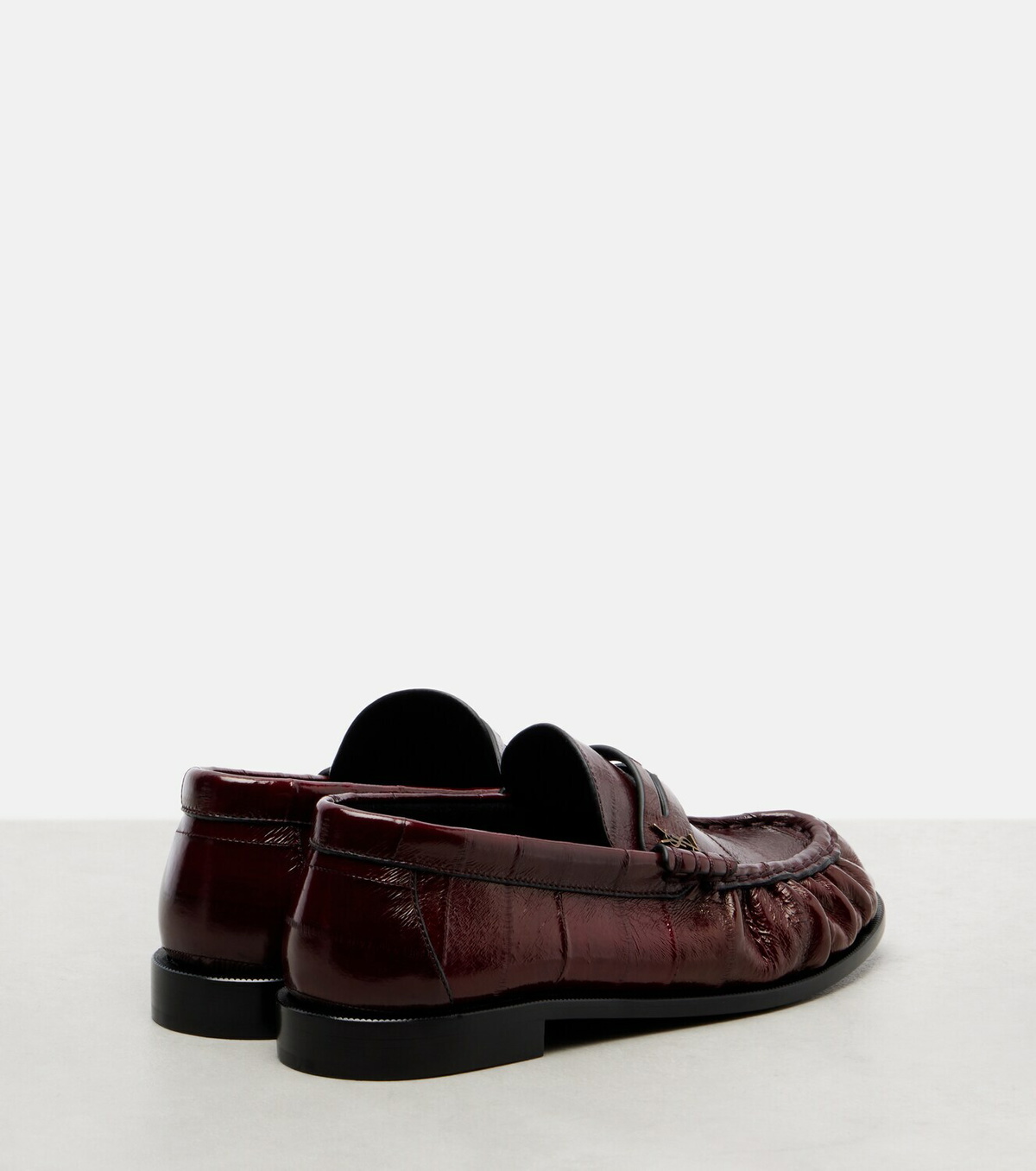 Saint Laurent Patent leather penny loafers