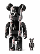 BE@RBRICK - Andy Warhol The Rolling Stones 100% 400% Printed PVC Figurine Set