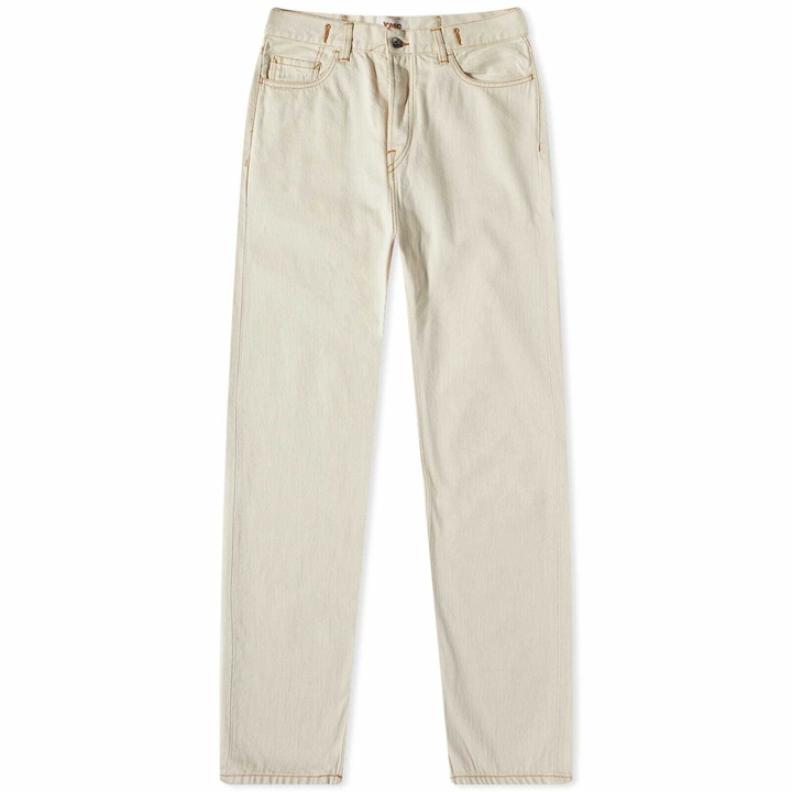 Photo: YMC Men's Tearaway Jean in Ecru