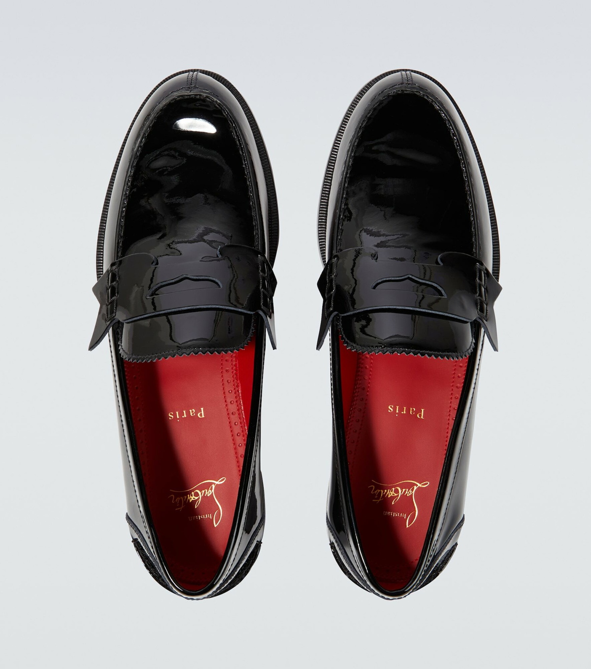 Christian Louboutin - No Penny leather loafers