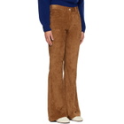 Moncler Tan Corduroy Wide Leg Trousers