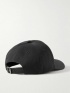 Burberry - Appliquéd Cotton-Twill Baseball Cap - Gray
