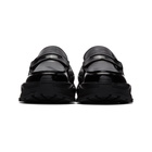 Maison Margiela Black Cross Loafers