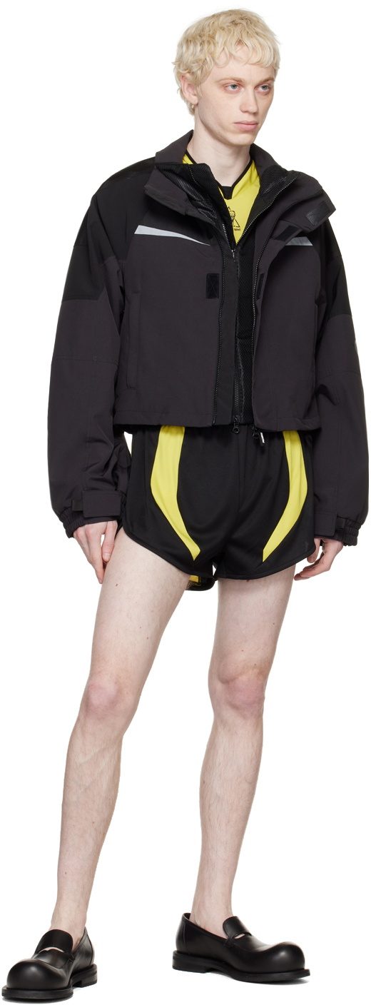 Martine Rose Black Shrunken Sports Jacket Martine Rose