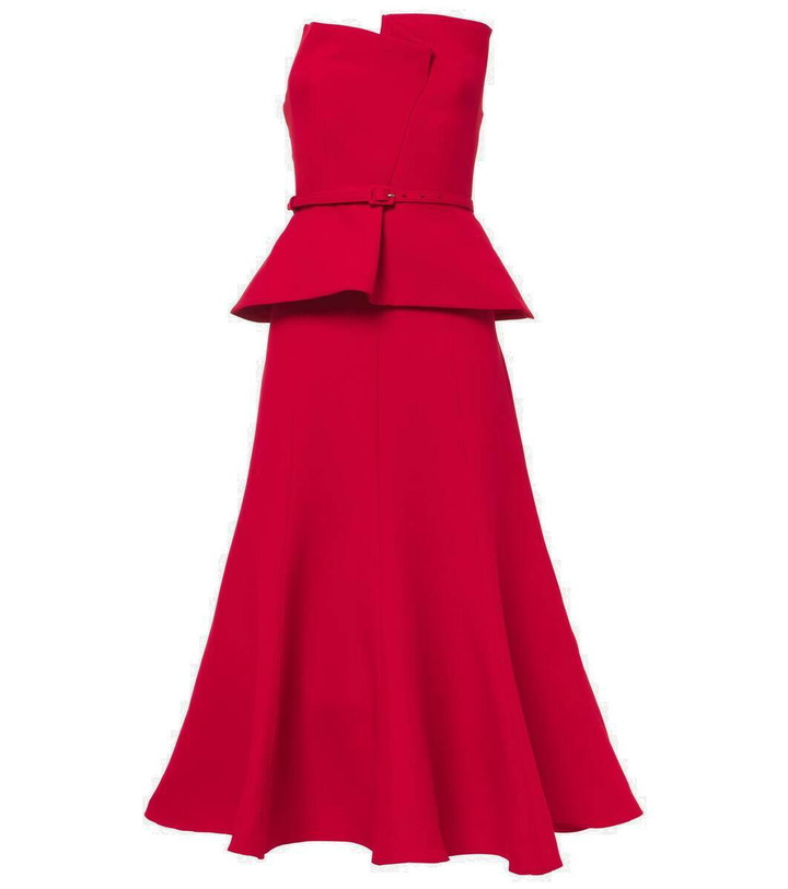 Photo: Roland Mouret Corset wool and silk midi dress