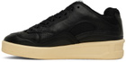 Jil Sander Black Low-Top Sneakers